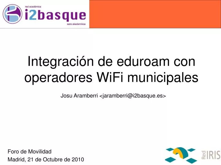 integraci n de eduroam con operadores wifi municipales