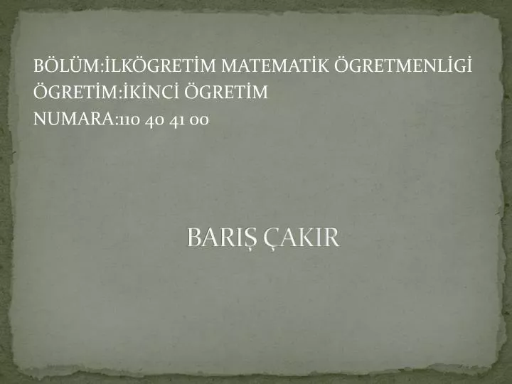 bari akir