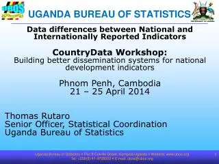 UGANDA BUREAU OF STATISTICS