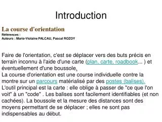 introduction