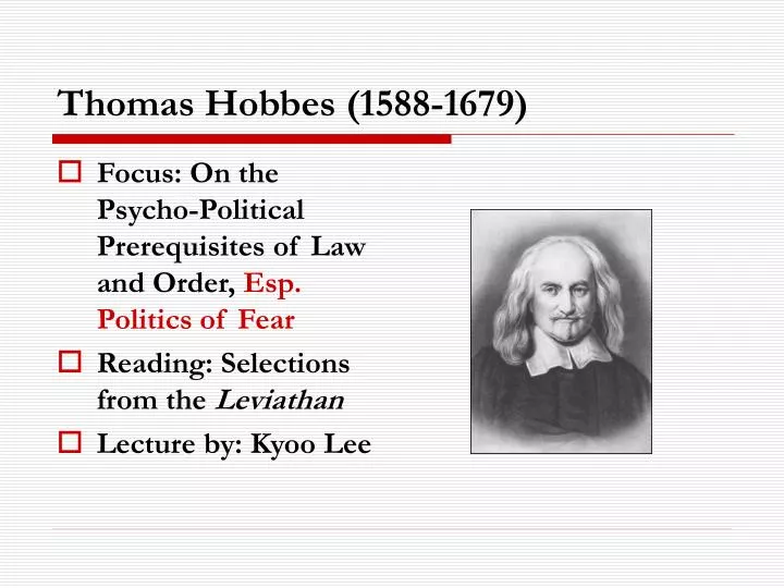 thomas hobbes 1588 1679