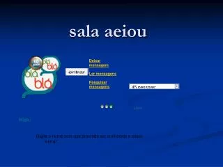 sala aeiou