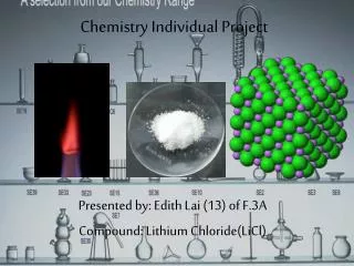 Chemistry Individual Project