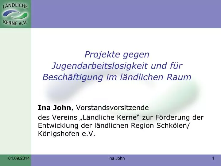 projekte gegen jugendarbeitslosigkeit und f r besch ftigung im l ndlichen raum