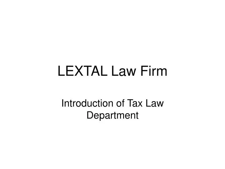 lextal law firm