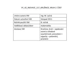 vy 42 inovace 117 kru nice kruh 2 st