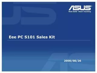 Eee PC S101 Sales Kit