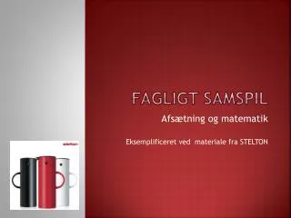 fagligt samspil
