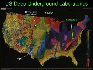 US Deep Underground Laboratories
