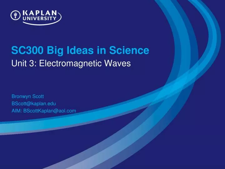 sc300 big ideas in science