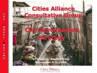 Cities Alliance Consultative Group
