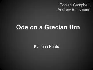 Ode on a Grecian Urn