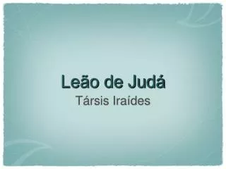 le o de jud