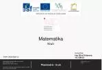 Matematika - slide 1