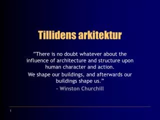 tillidens arkitektur