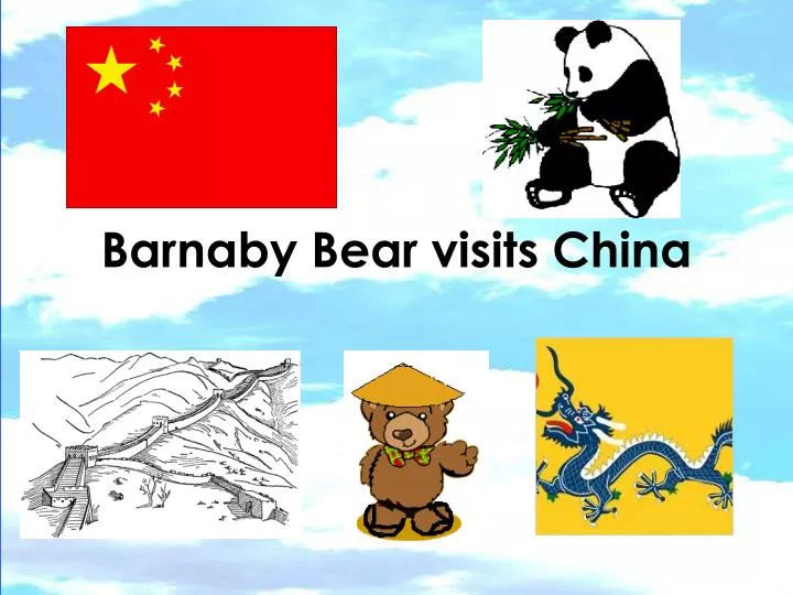 barnaby bear visits china