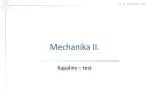 Mechanika II. - slide 1
