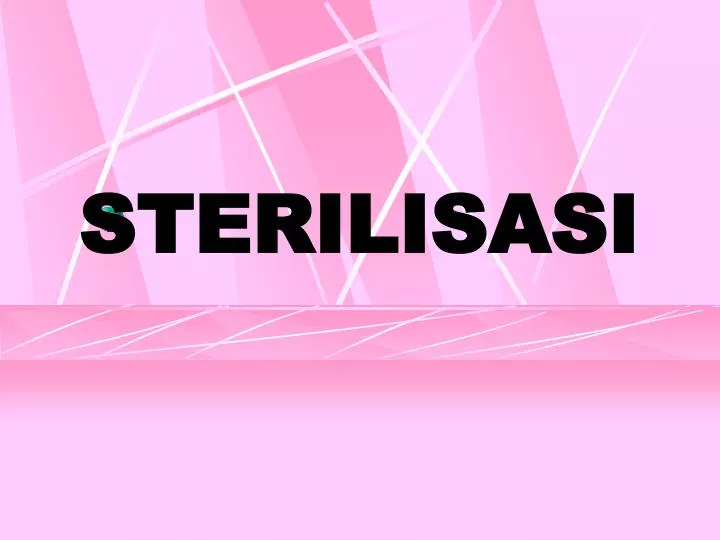 sterilisasi