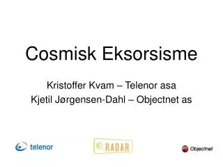 cosmisk eksorsisme