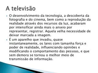 a televis o