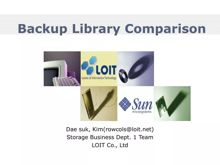backup library comparison