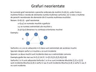 grafuri neorientate