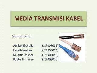 media transmisi kabel