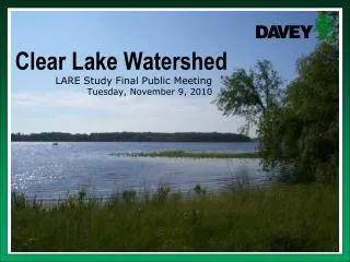 Clear Lake Watershed