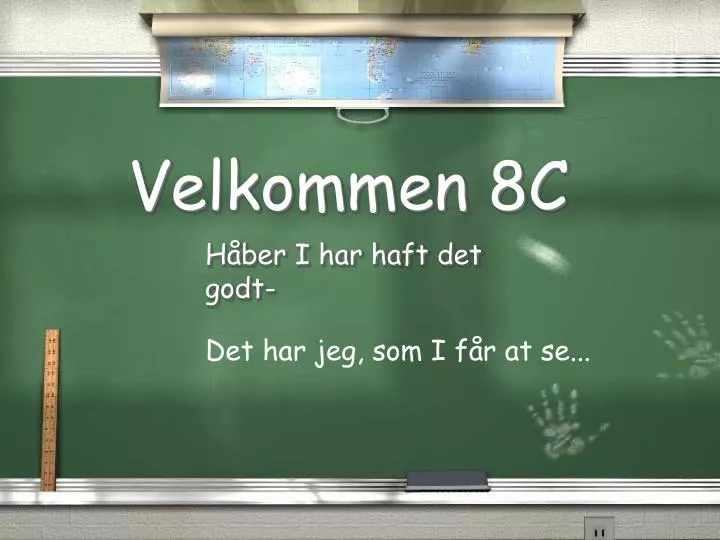 velkommen 8c