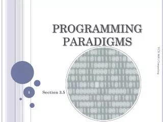 PROGRAMMING PARADIGMS