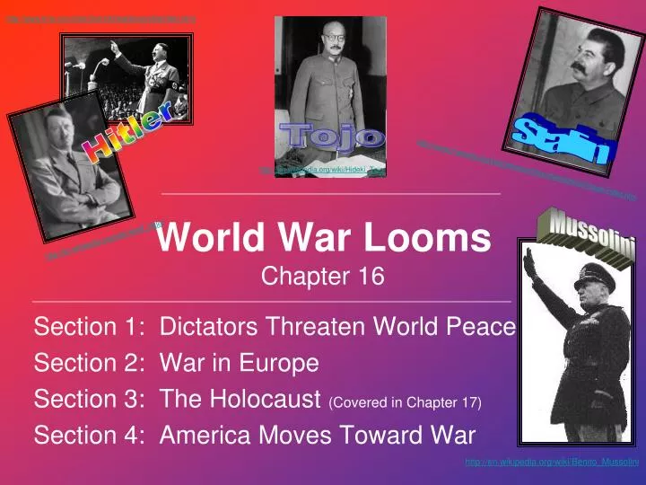 world war looms chapter 16