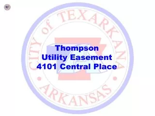 Thompson Utility Easement 4101 Central Place
