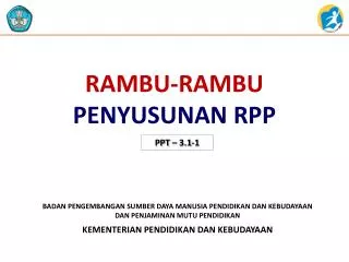 rambu rambu penyusunan rpp