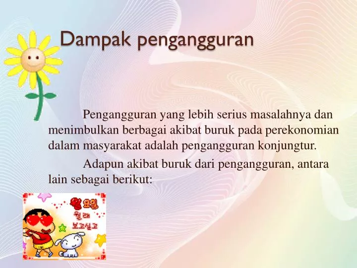 dampak pengangguran