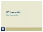 ICT in education