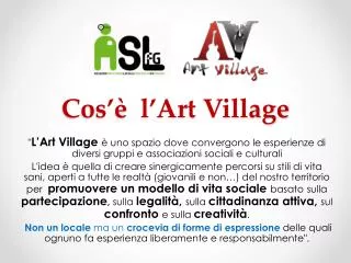 cos l art village