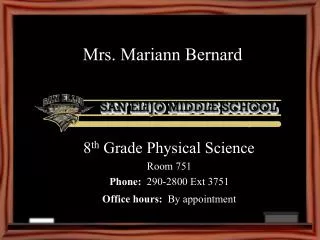 Mrs. Mariann Bernard