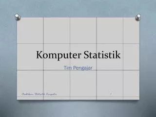 komputer statistik
