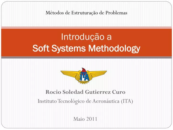 introdu o a soft systems methodology