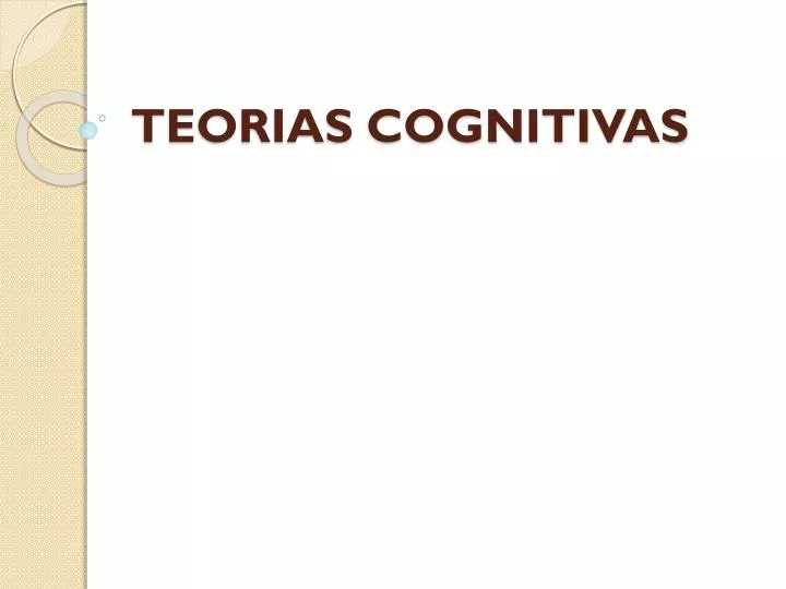 teorias cognitivas