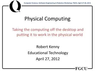 Physical Computing