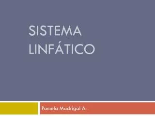 sistema linf tico
