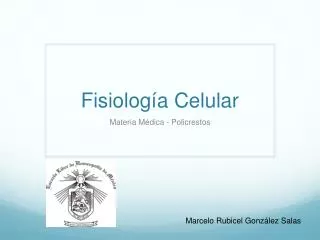 fisiolog a celular