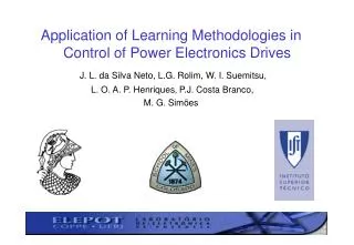 Application of Learning Methodologies in Control of Power Electronics Drives