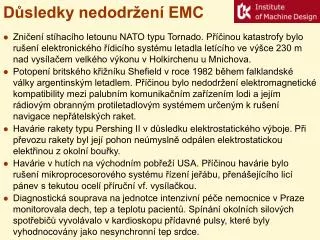 d sledky nedodr en emc