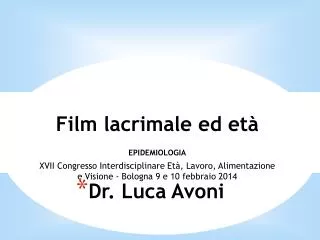 dr luca avoni