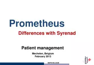 Prometheus Differences with Syrenad