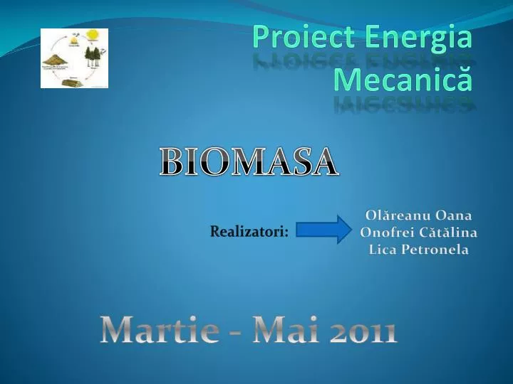 proiect energia mecanic