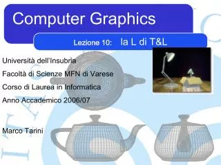computer graphics