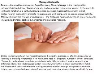Massage Healesville